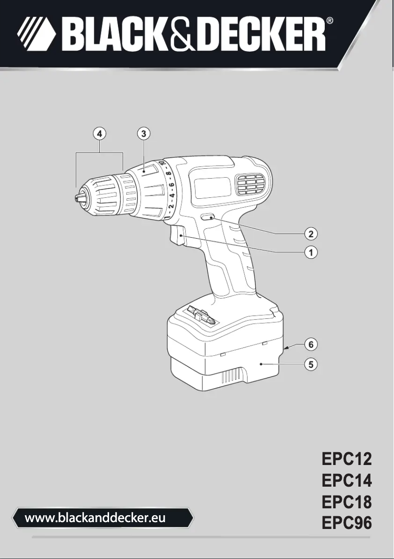 First page image of the manual for EPC18