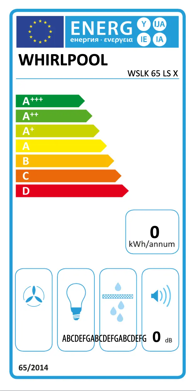First page image of the manual for WSLK 65 LS X