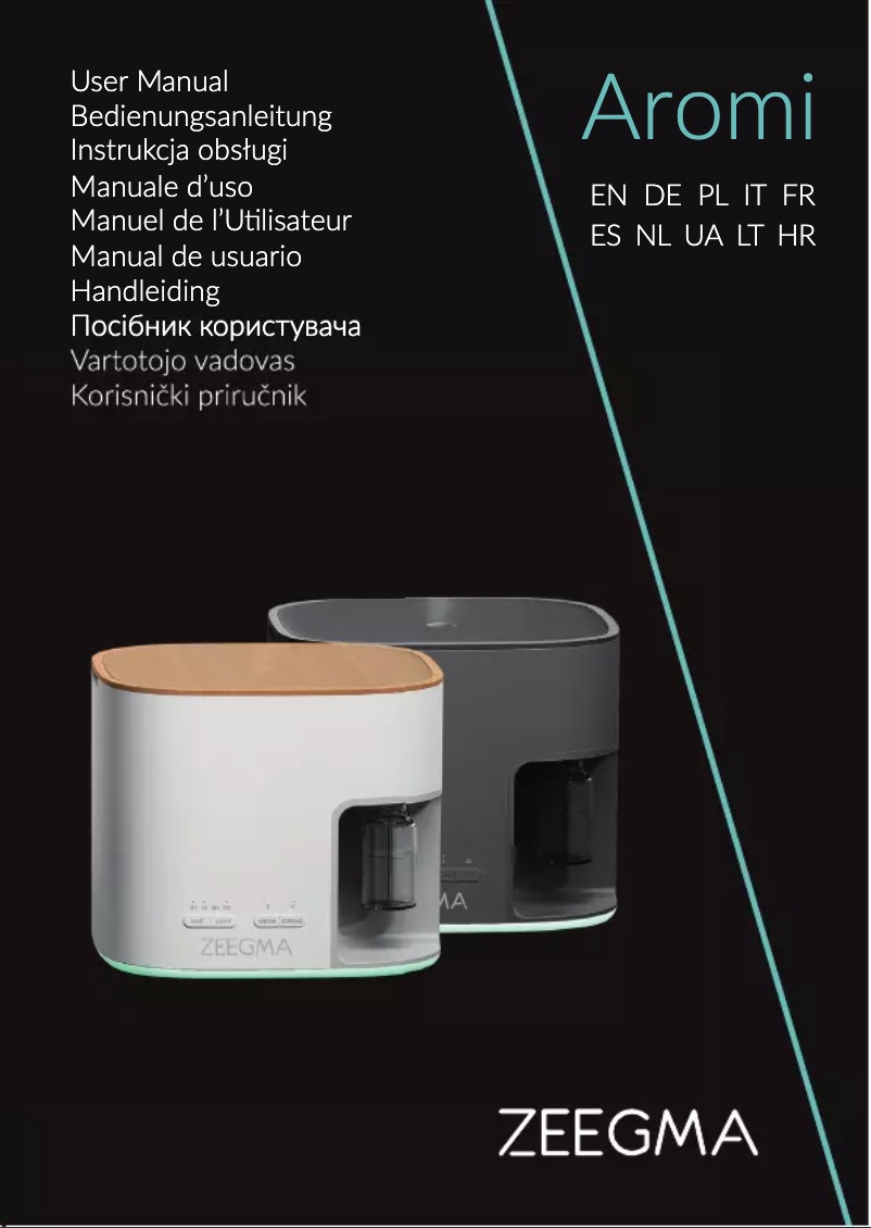 First page image of the manual for Aromi