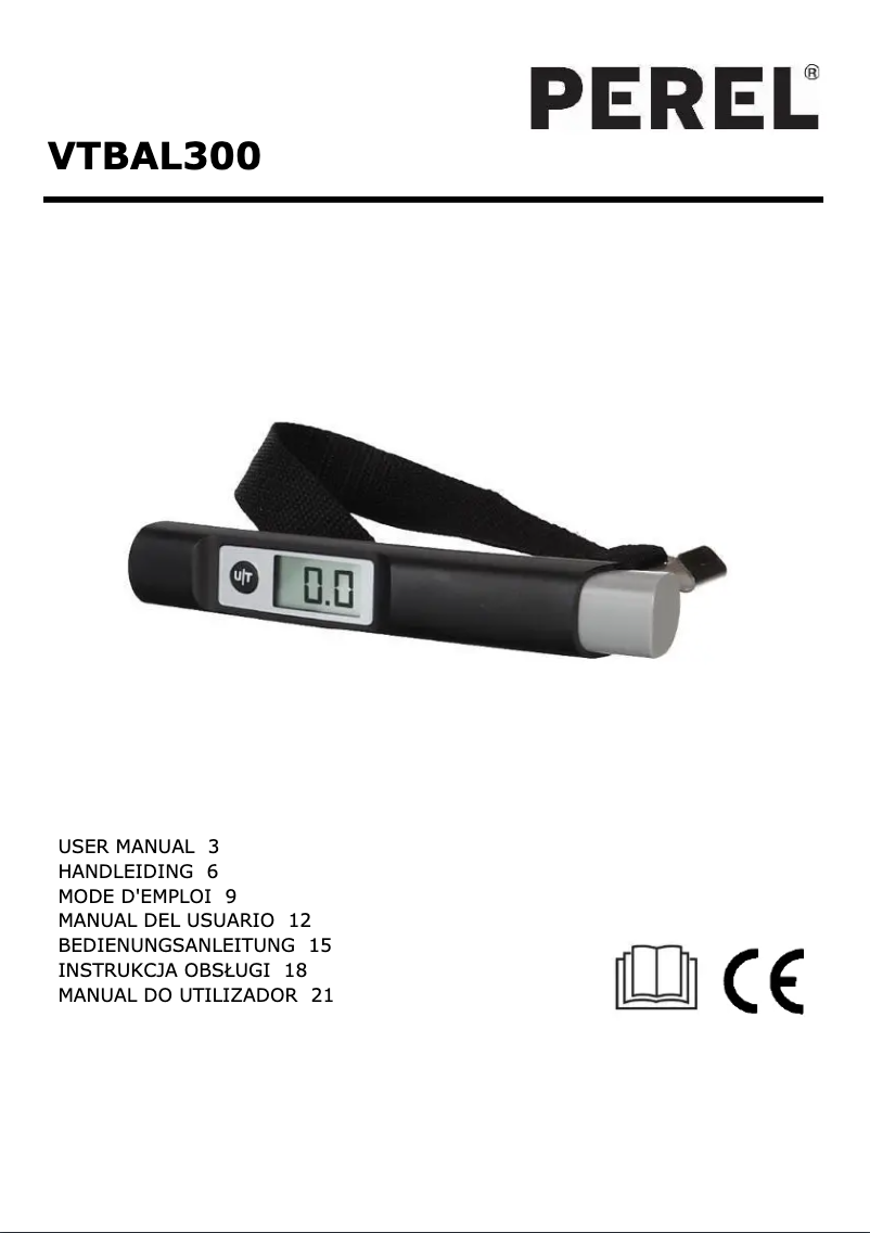 Page 1 of the manual User Manual Perel VTBAL300