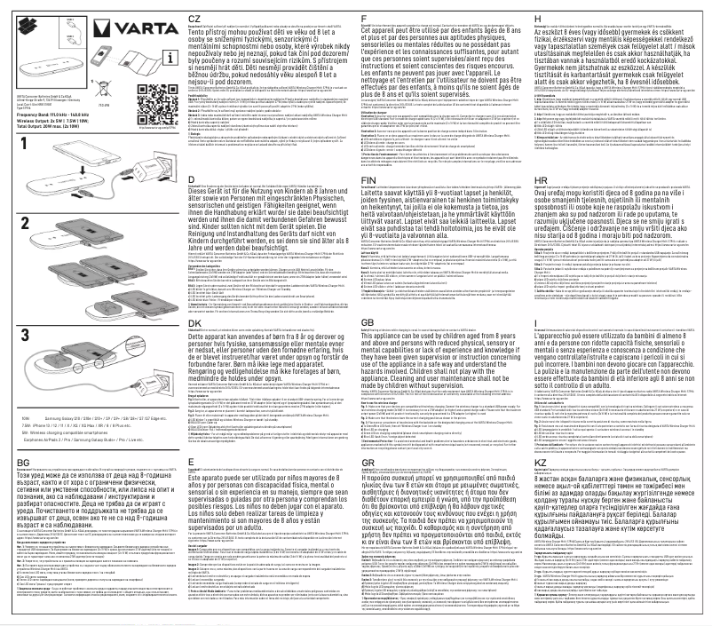First page image of the manual for Wireless Charger Multi 57906