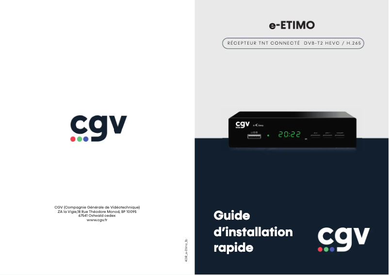First page image of the manual for e-ETIMO