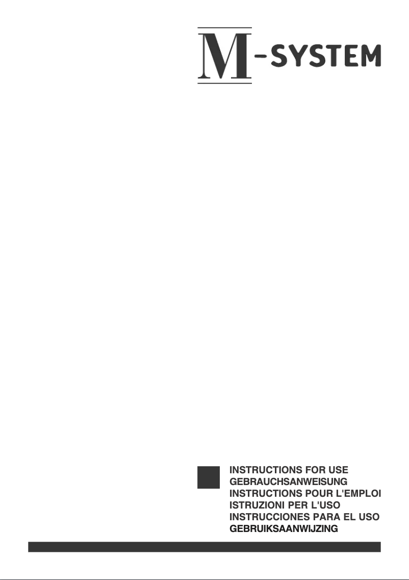 First page image of the manual for MVK-60