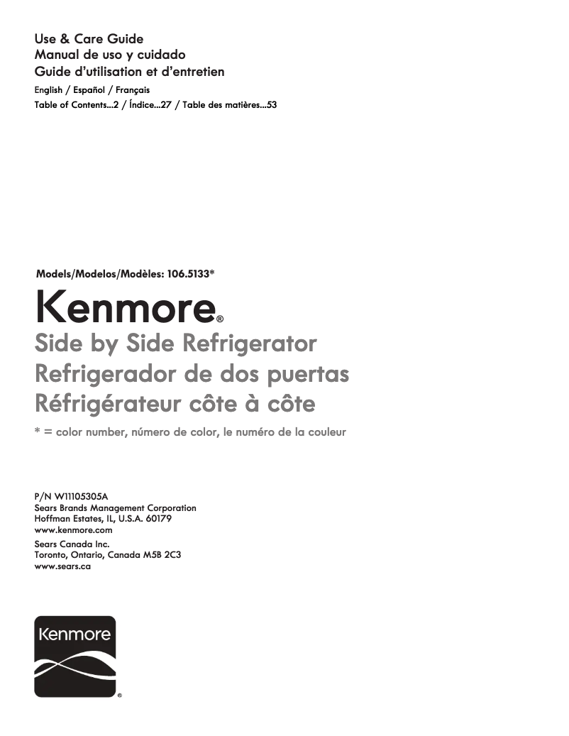 First page image of the manual for 51332