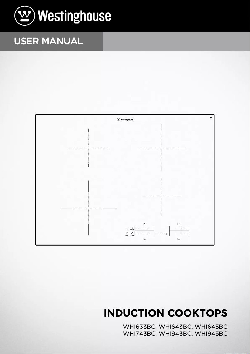 Page 1 of the manual User Manual Westinghouse WHI645BC
