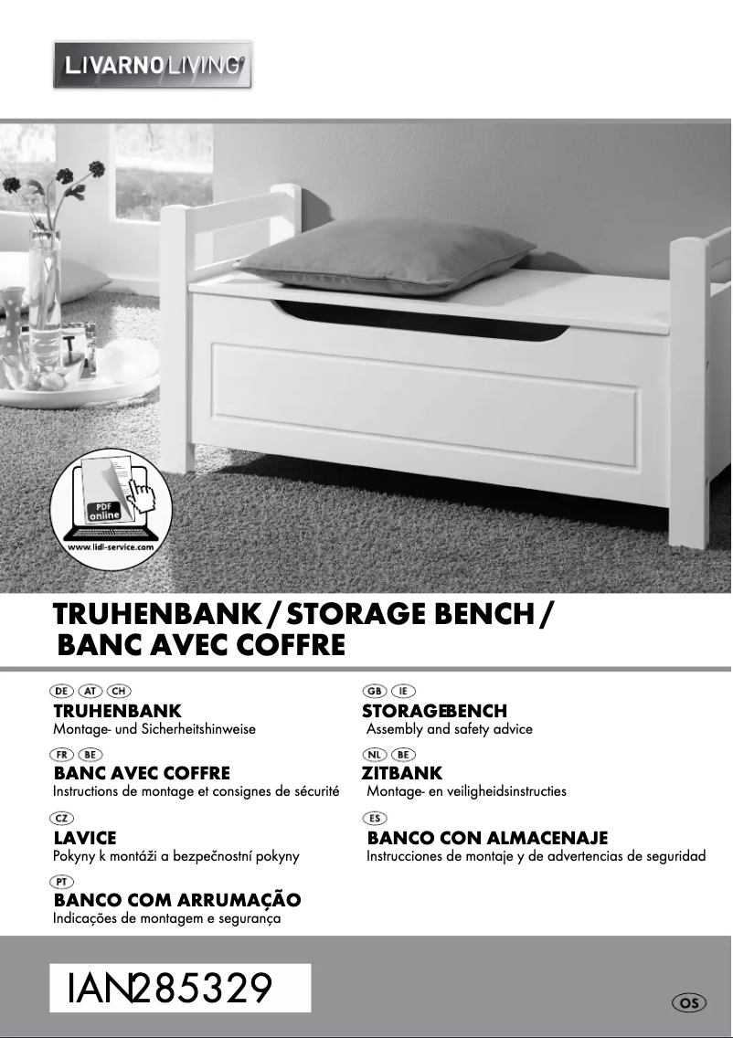 Page 1 of the manual User Manual Livarno Lux IAN 285329