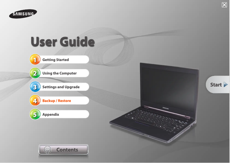 Page 1 of the manual User Manual Samsung NP600B5C