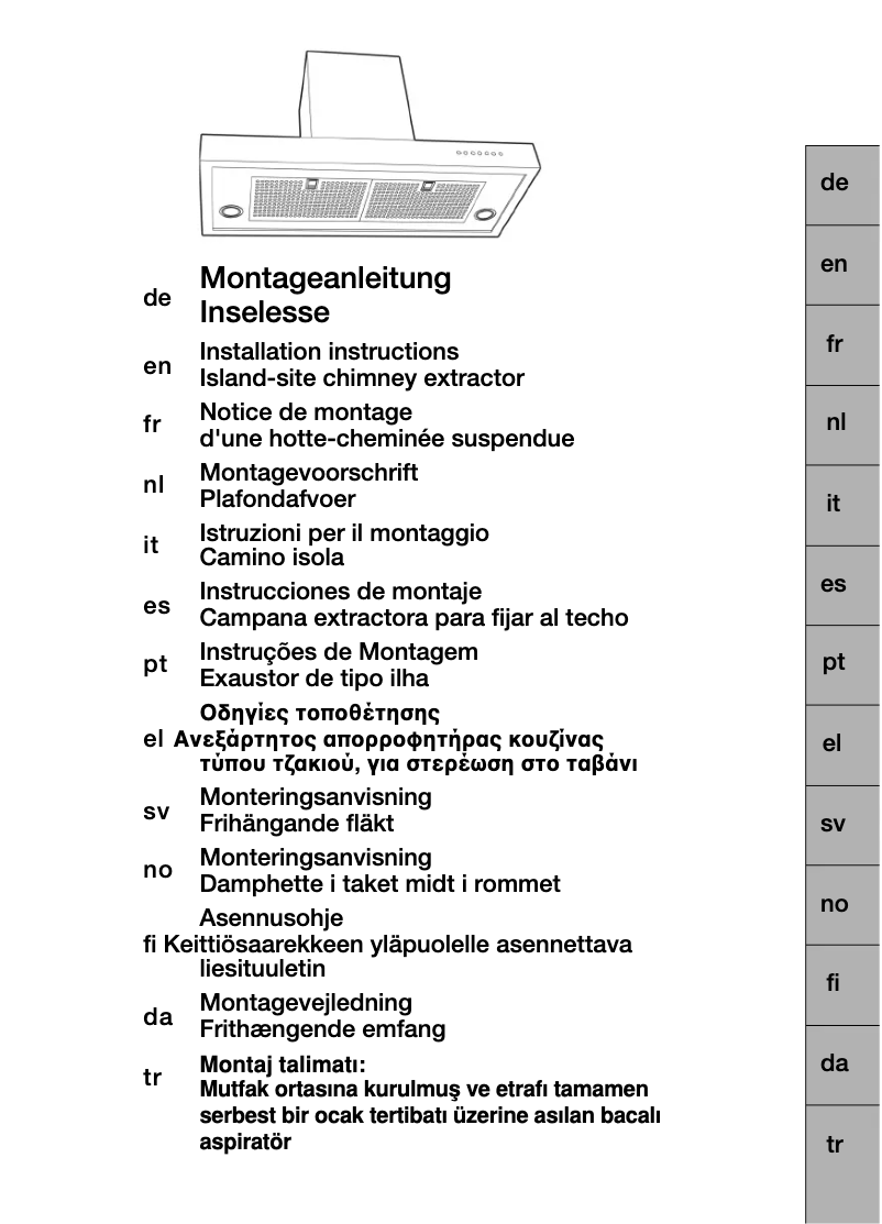 First page image of the manual for DIE945E