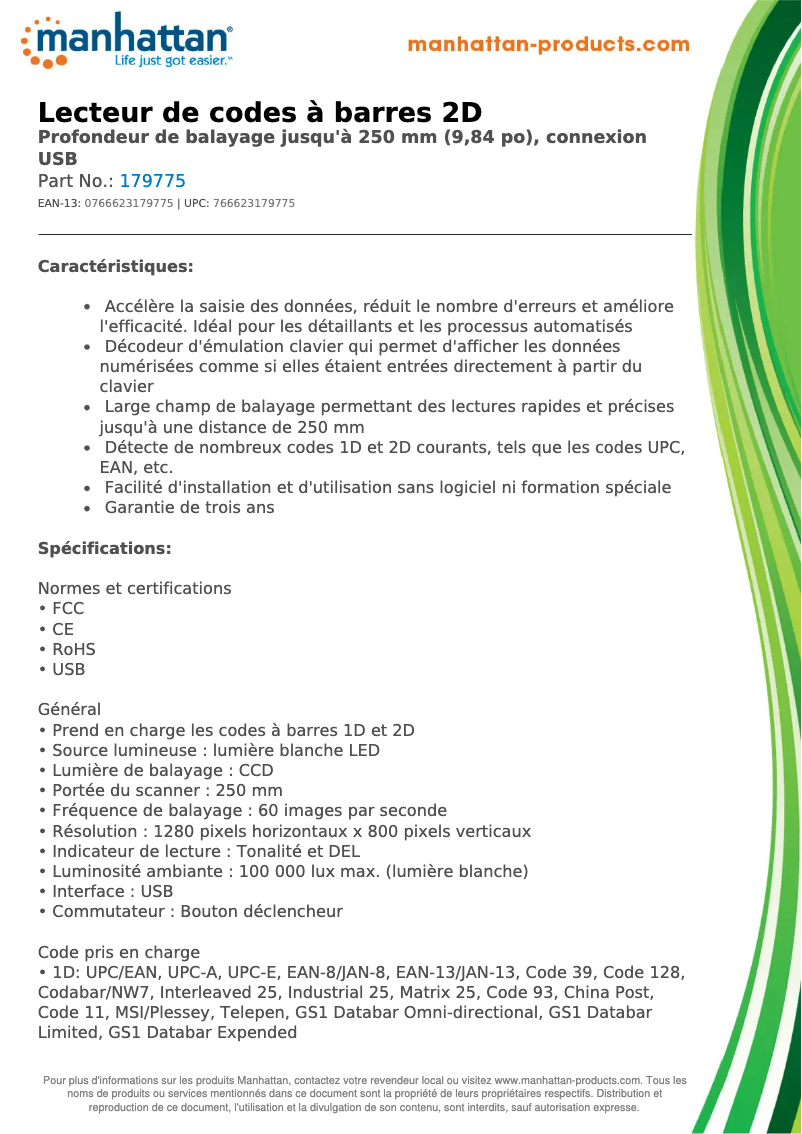 First page image of the manual for 179775