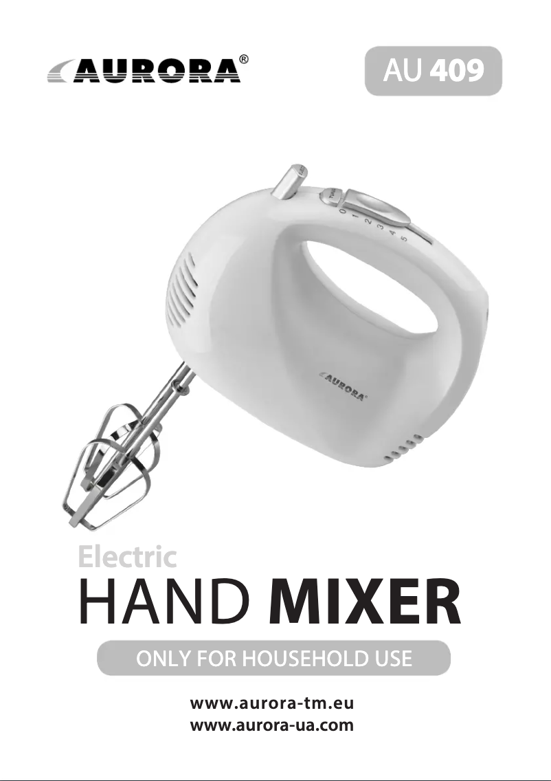 Page 1 of the manual User Manual Aurora AU409