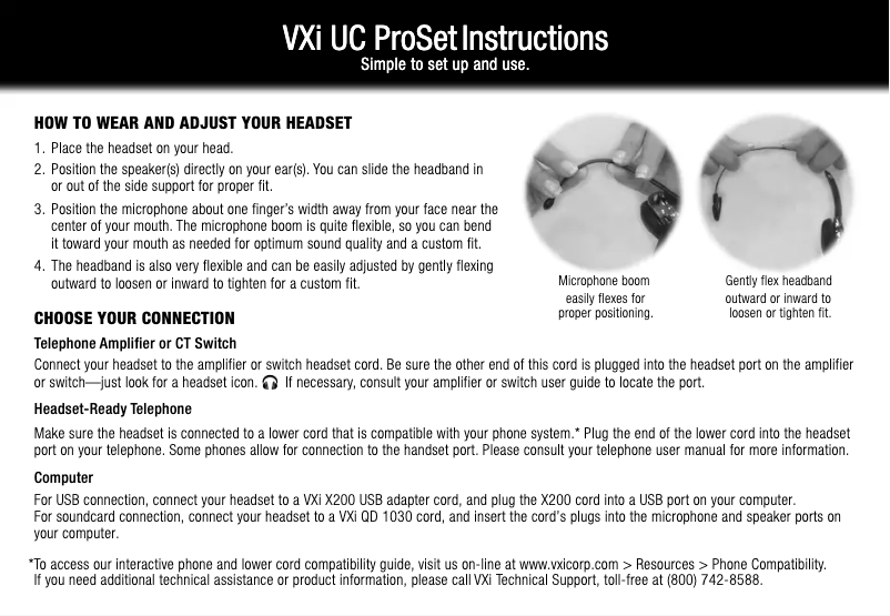 First page image of the manual for UC ProSet 10G