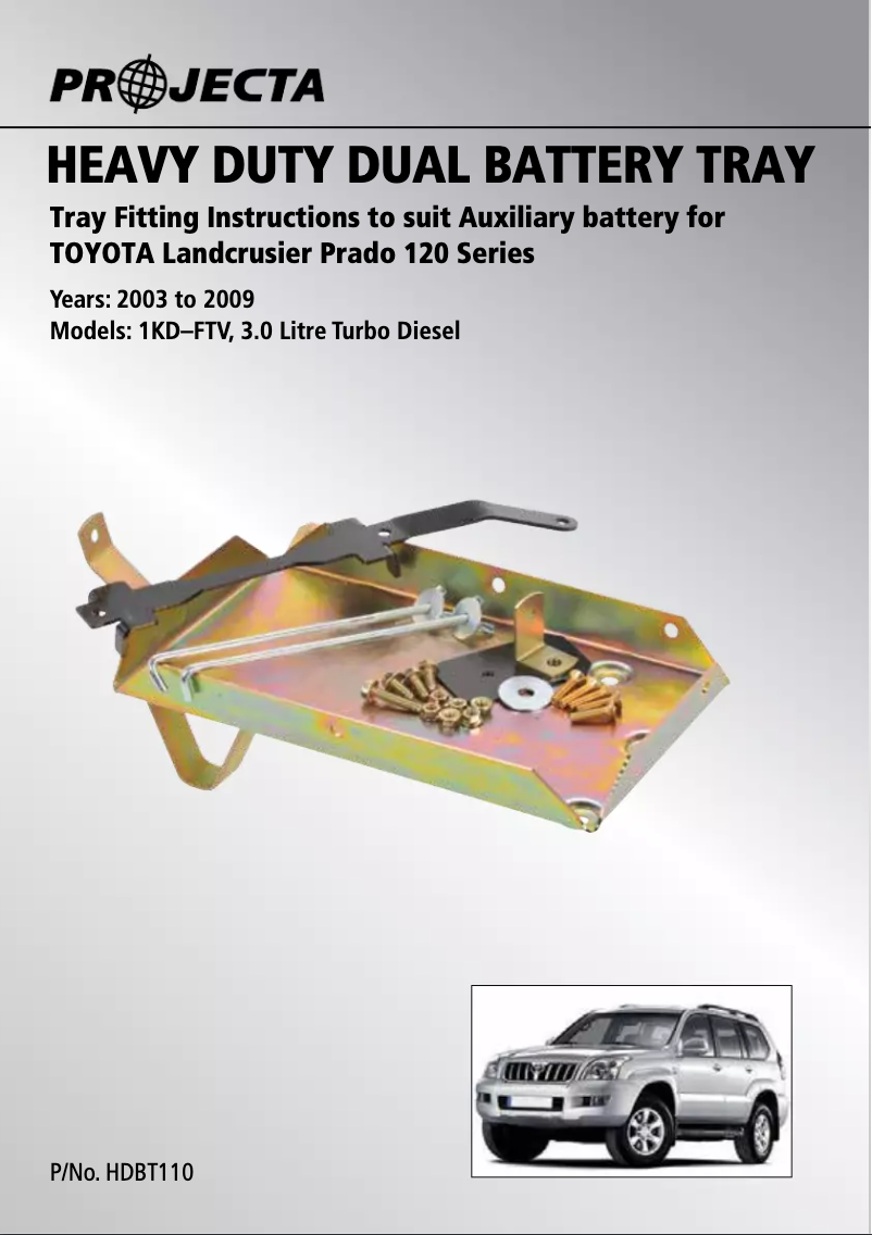 Image de la première page du manuel de l'appareil HDBT110