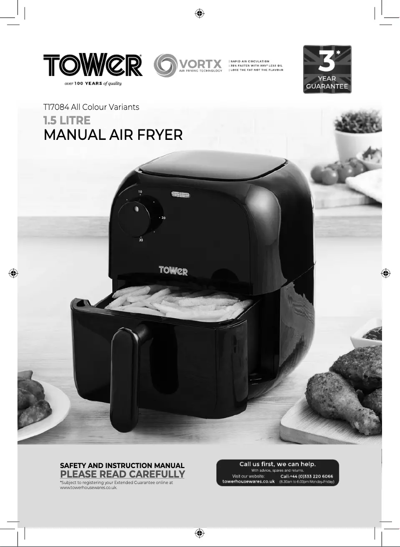 Page 1 de la notice Manuel utilisateur Tower T17084BF