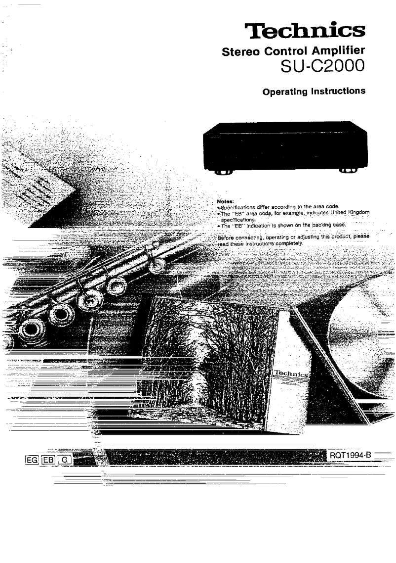 First page image of the manual for SU-C2000