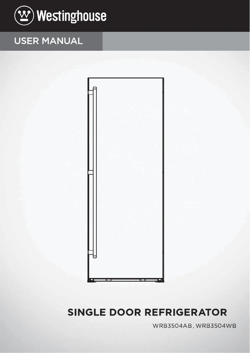 First page image of the manual for WRB3504AB