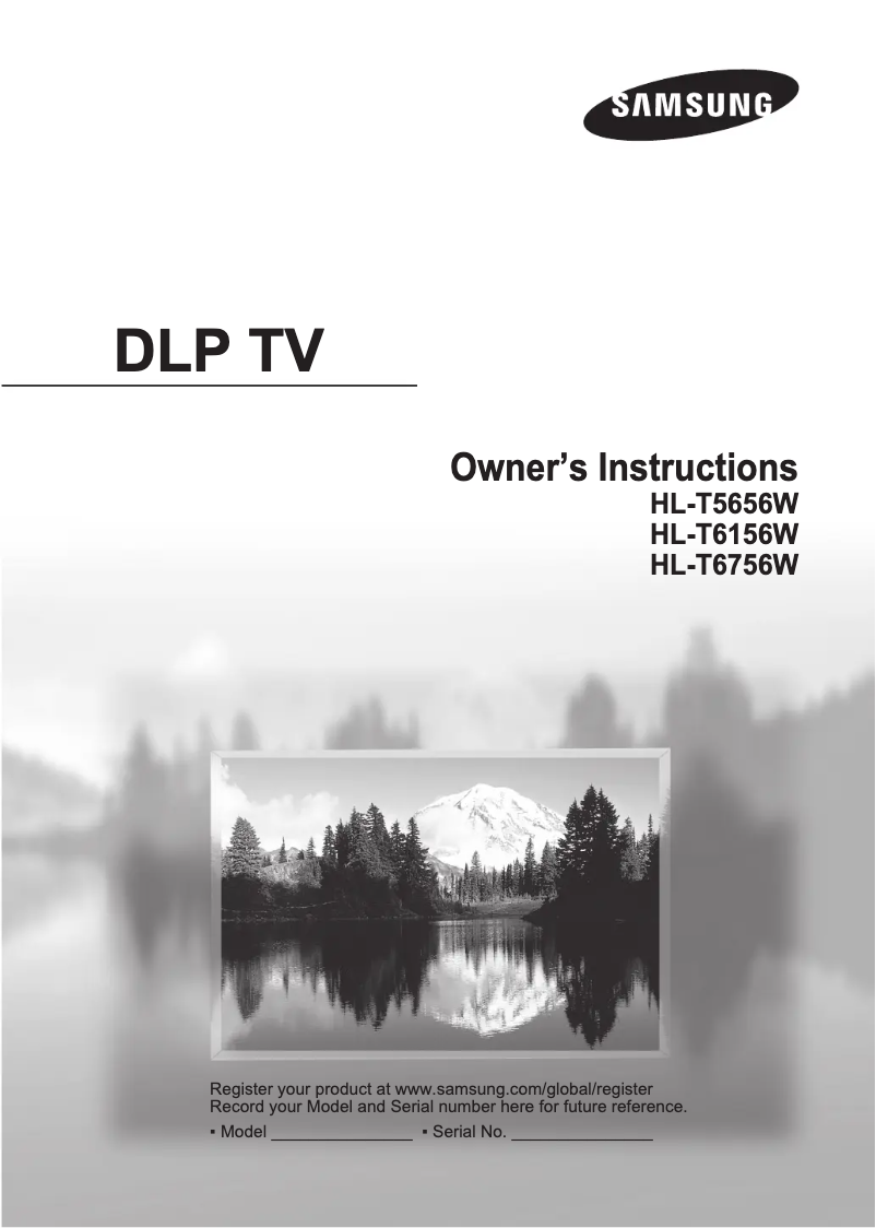 First page image of the manual for HL-T6156W