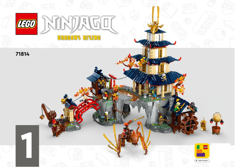 First page image of the manual for NINJAGO 71814