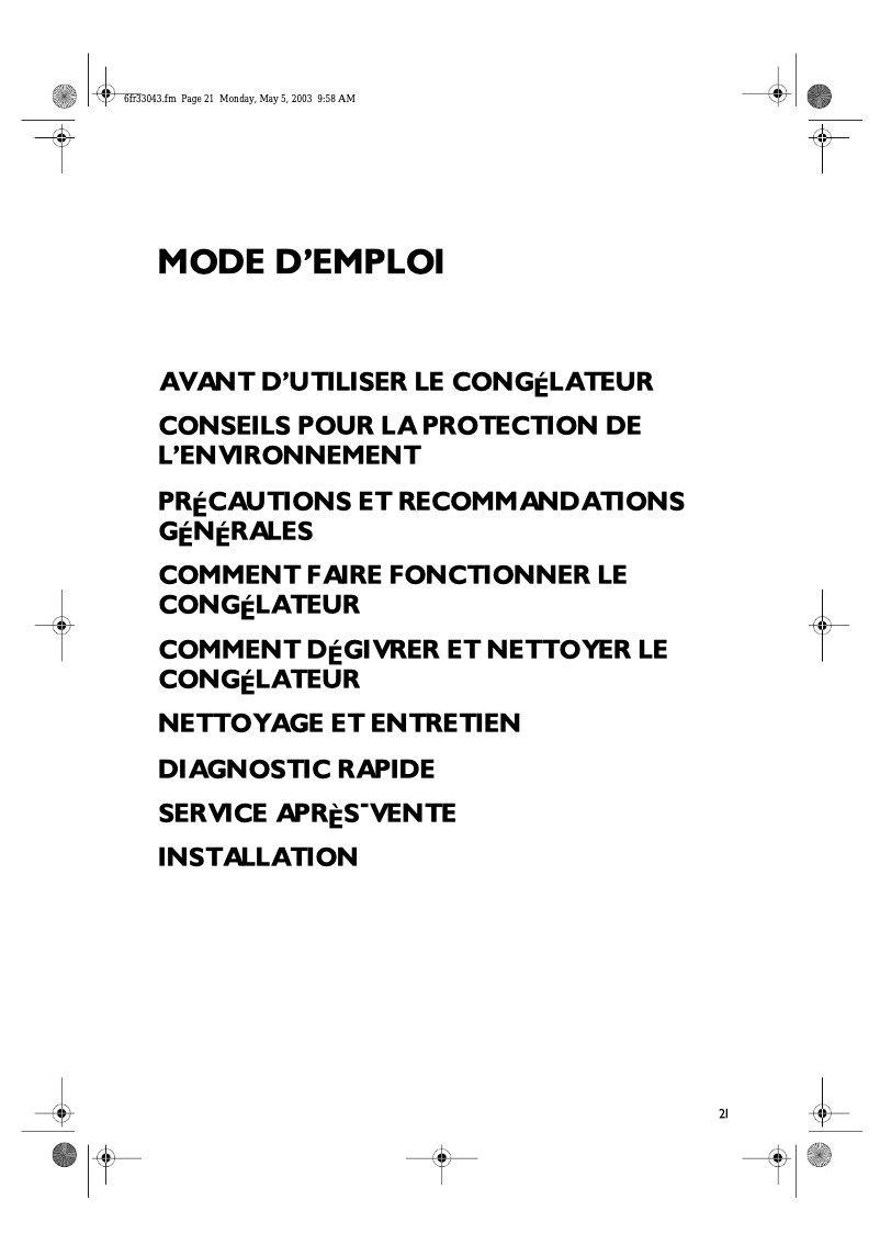 Page 1 of the manual User Manual Laden CVT 160