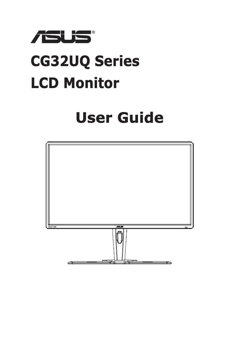 First page image of the manual for Console CG32UQ