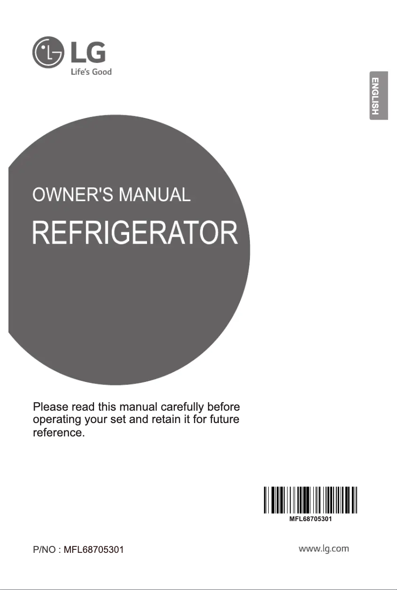 First page image of the manual for GL-B282SLMK