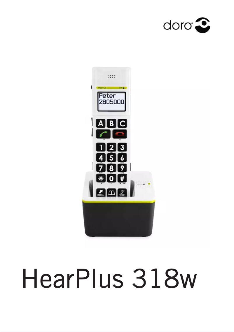 First page image of the manual for 318w