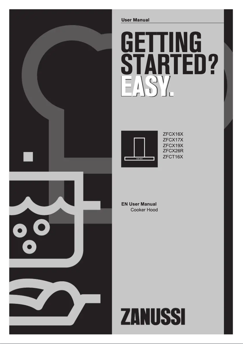 First page image of the manual for ZFCT16X