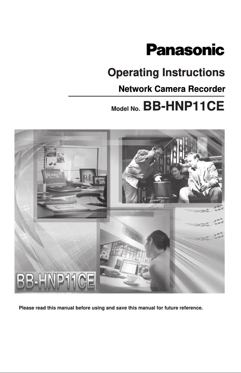 Page 1 of the manual User Manual Panasonic BB-HNP11CE