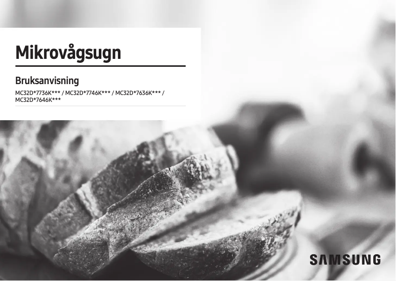 Page 1 of the manual User Manual Samsung MC32DG7636KK