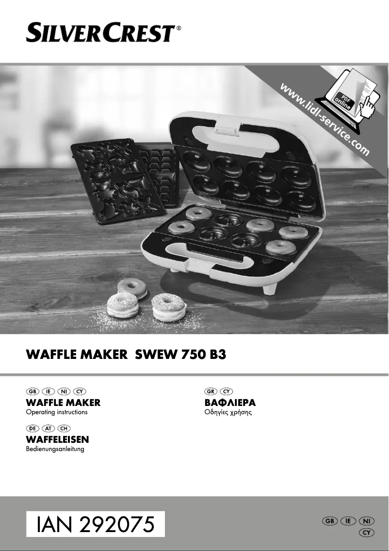 Image de la première page du manuel de l'appareil SWEW 750 B3