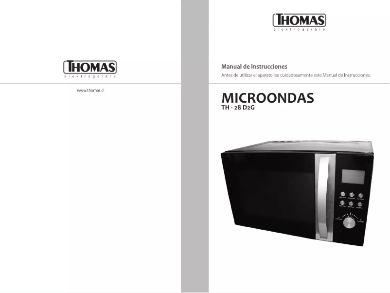 First page image of the manual for TH-28D2G