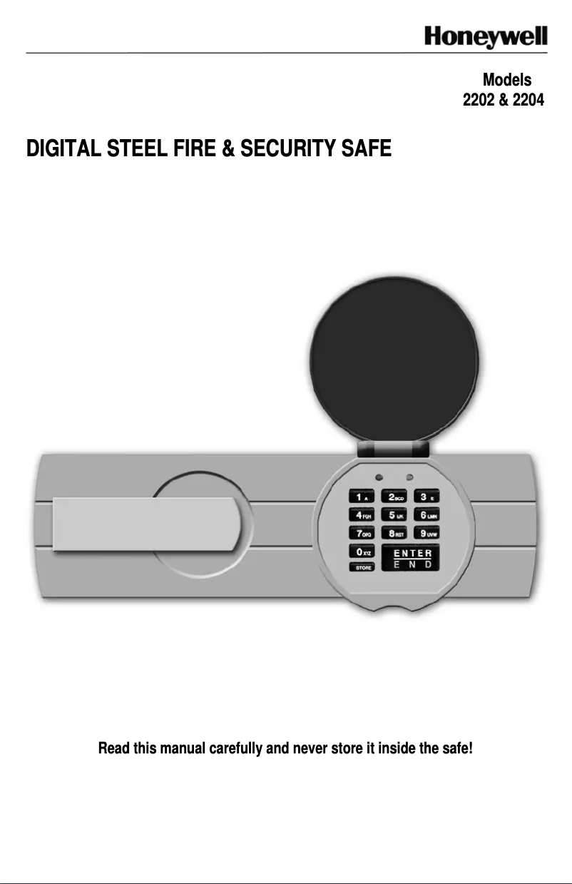 Page 1 of the manual User Manual Honeywell 2204