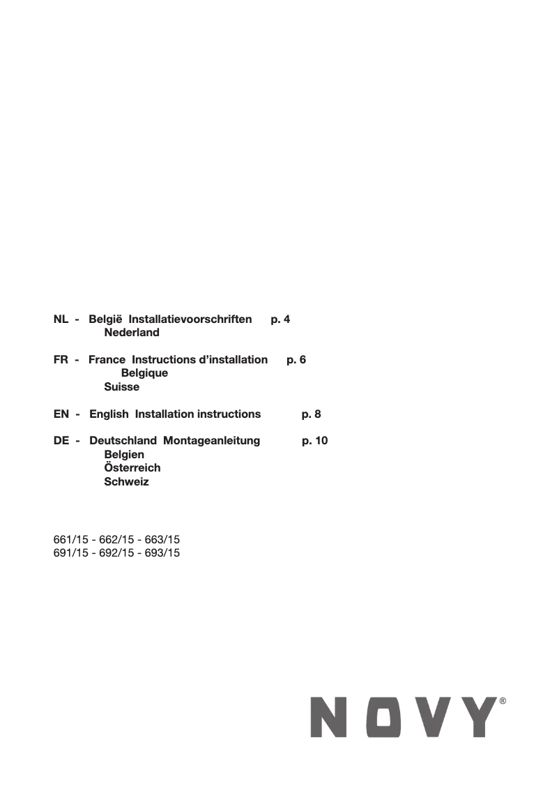 First page image of the manual for 662