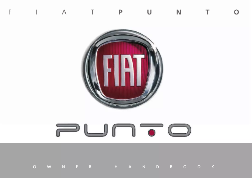 Page 1 of the manual User Manual Fiat Punto (2015)