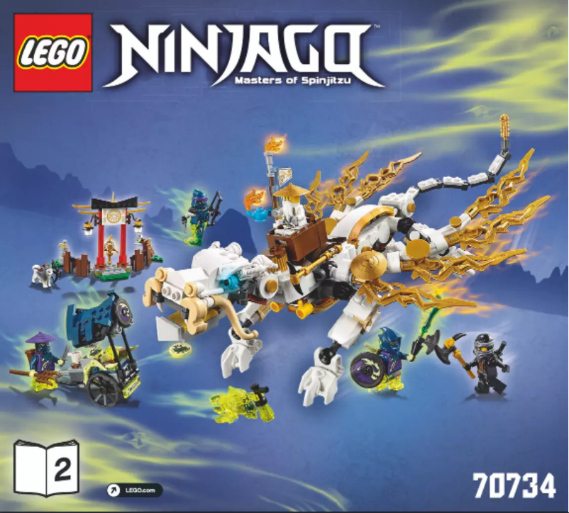 Page 1 of the manual User Manual Lego Ninjago 70734
