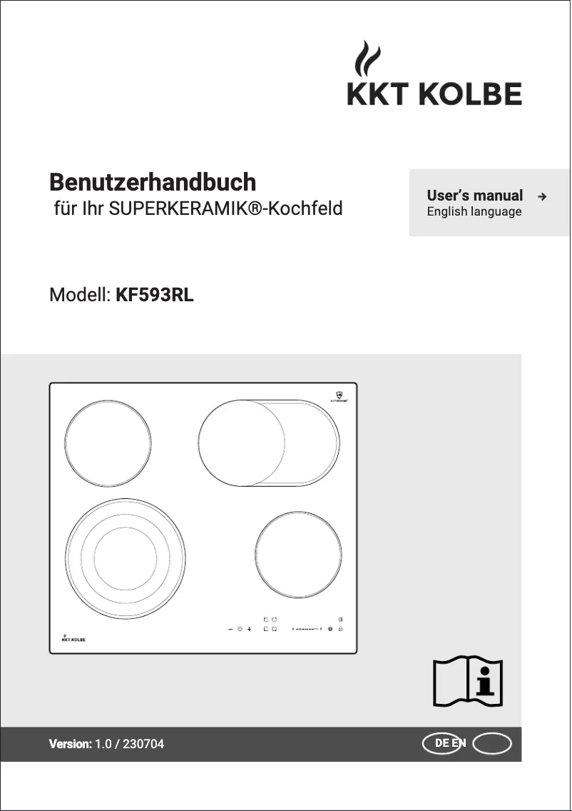 Page 1 of the manual User Manual KKT Kolbe KF593RL