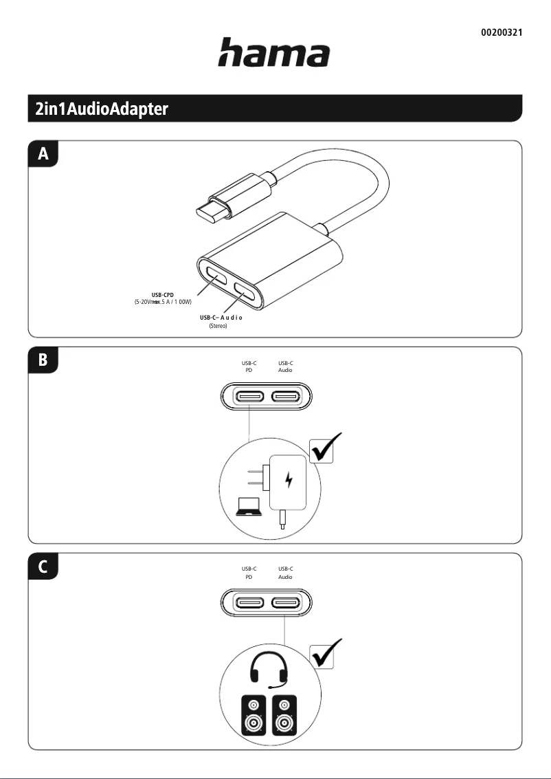 First page image of the manual for 00200321