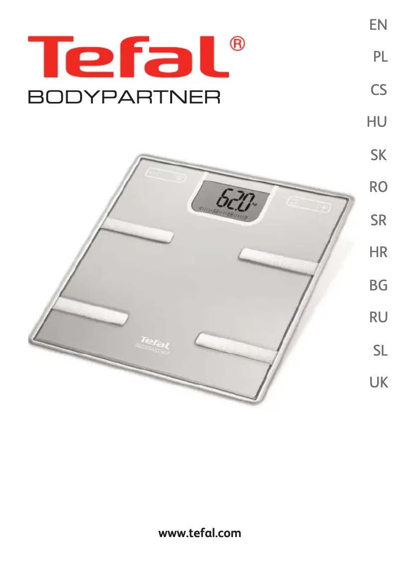 Page 1 of the manual User Manual Tefal Bodypartner BM6001