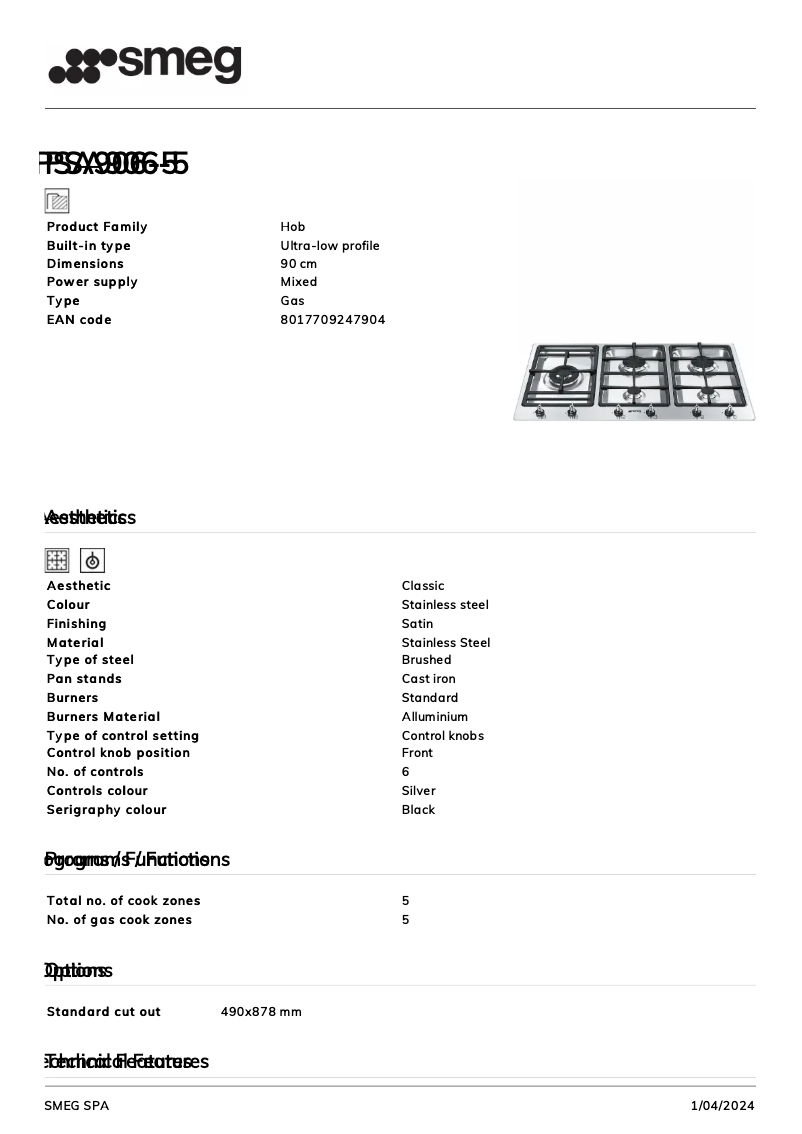 First page image of the manual for PSA906-5
