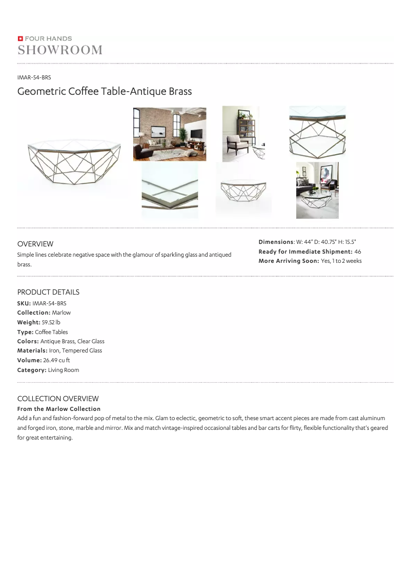 Page 1 of the manual User Manual Four Hands IMAR-54-BRS