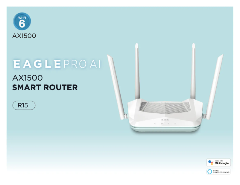 Page 1 of the manual User Manual D-Link R15