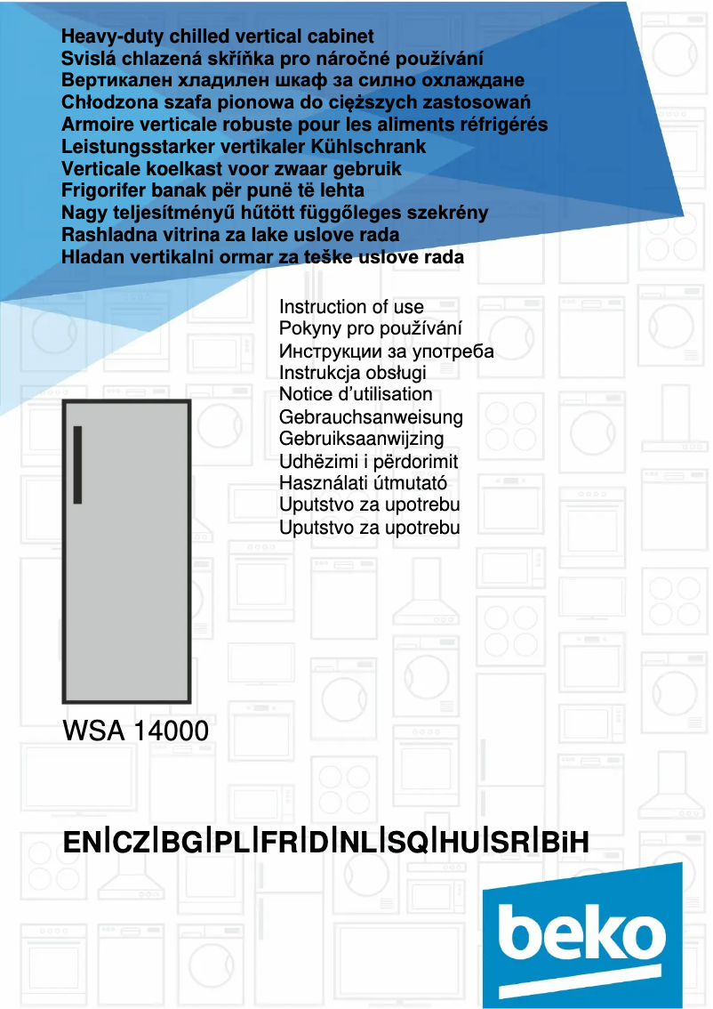 First page image of the manual for WSA14000