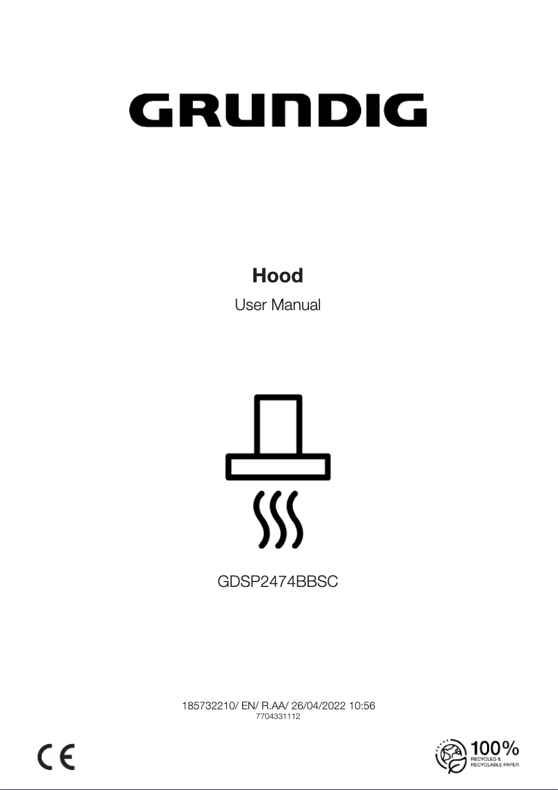 Page 1 of the manual User Manual Grundig GDSP2474BBSC