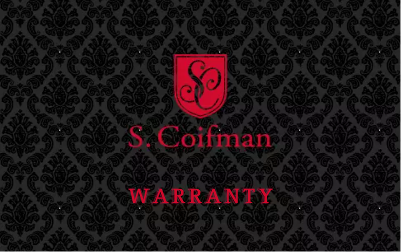 Page 1 of the manual User Manual S.Coifman SC0328