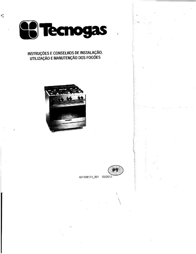 Page 1 of the manual User Manual Tecnogas CFP 800