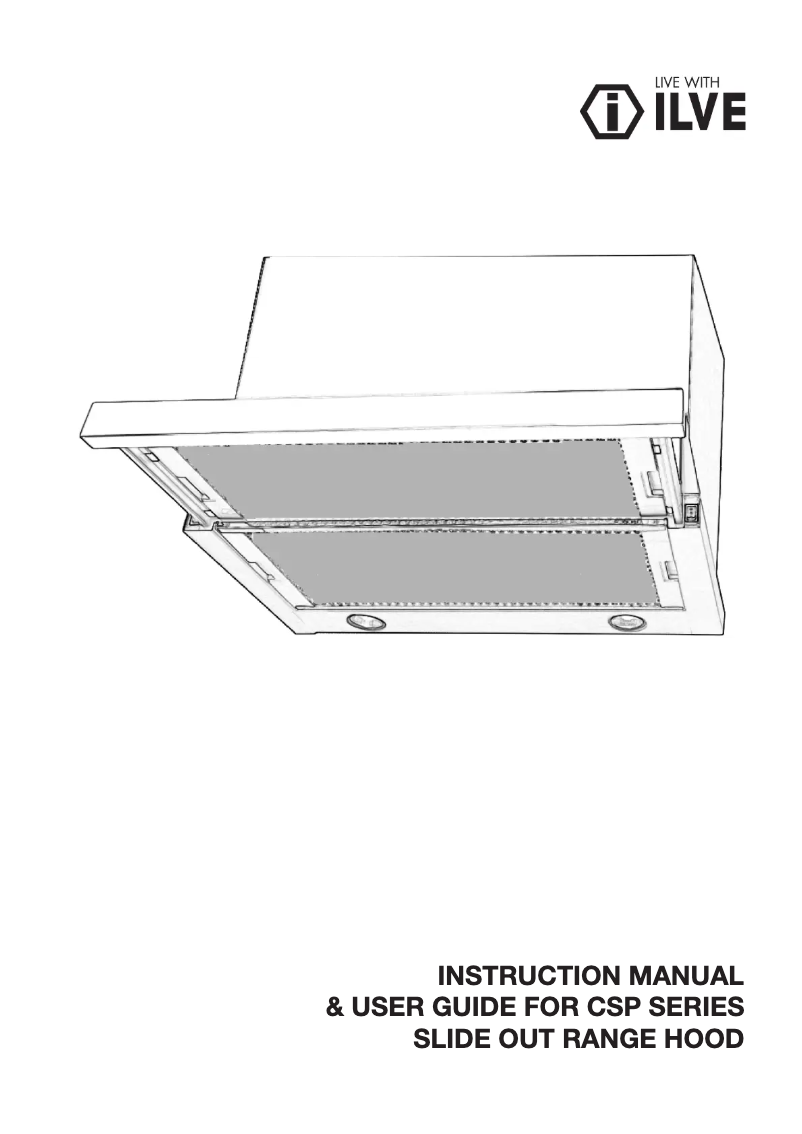 First page image of the manual for CSP60