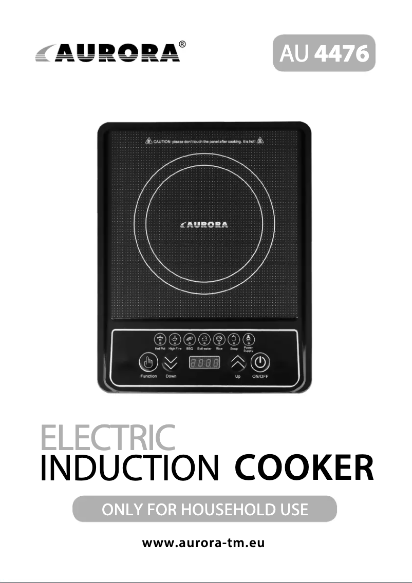 First page image of the manual for AU4476