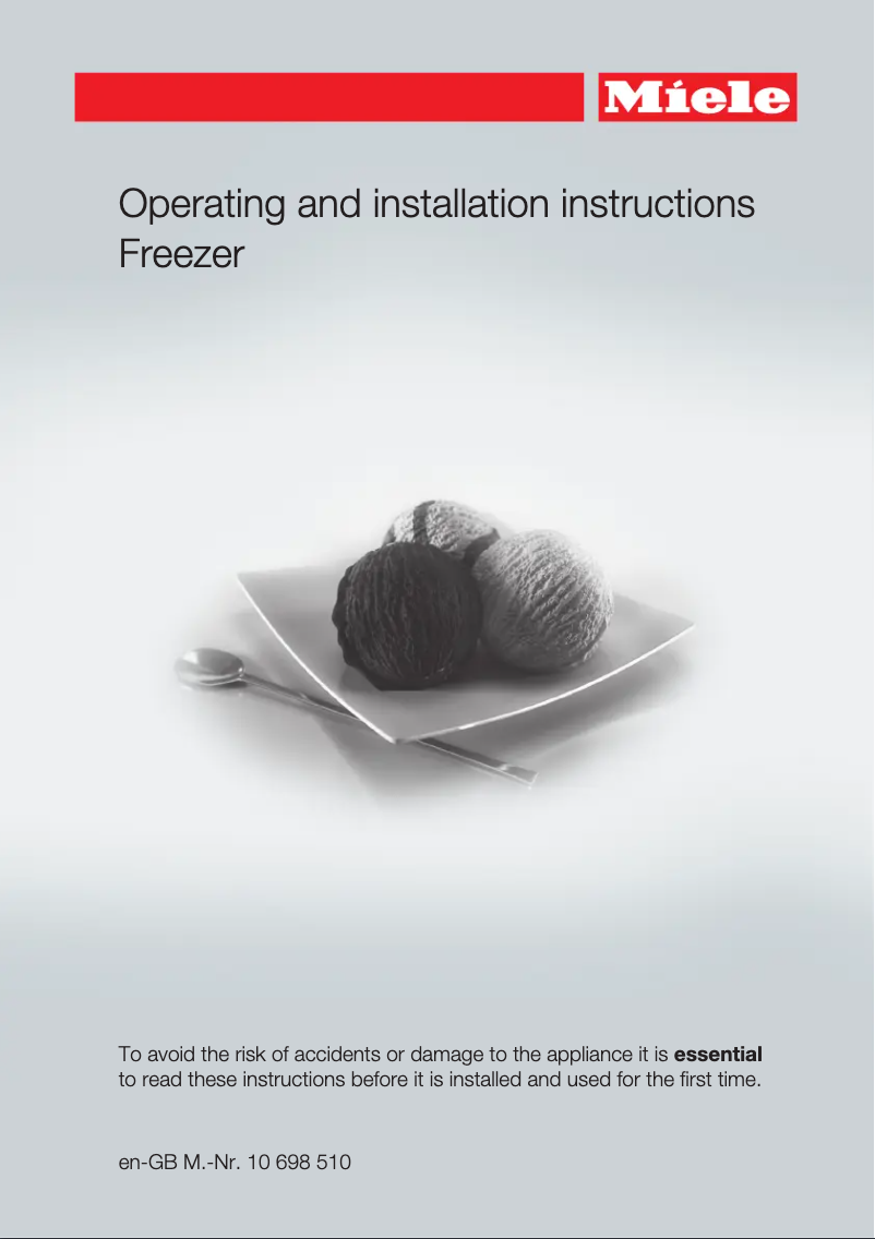 First page image of the manual for FN 26062 ws