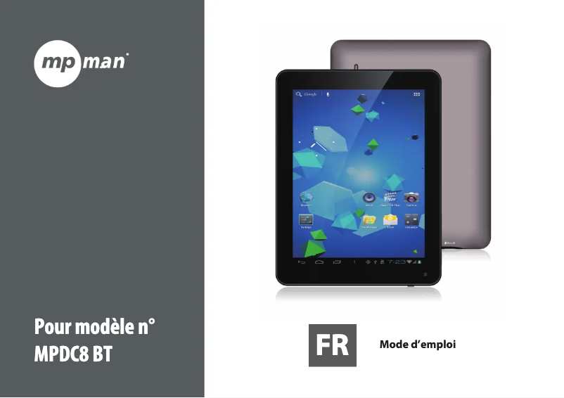 Page 1 of the manual User Manual Mpman MPDC8 BT