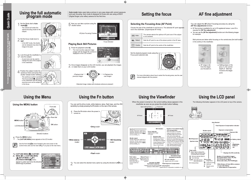 Page 1 of the manual Installation Guide Samsung GX-20