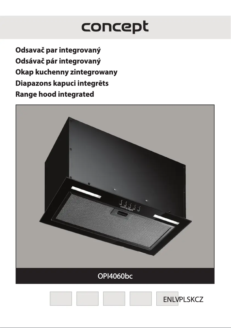 Page 1 of the manual User Manual Concept OPI4060BC